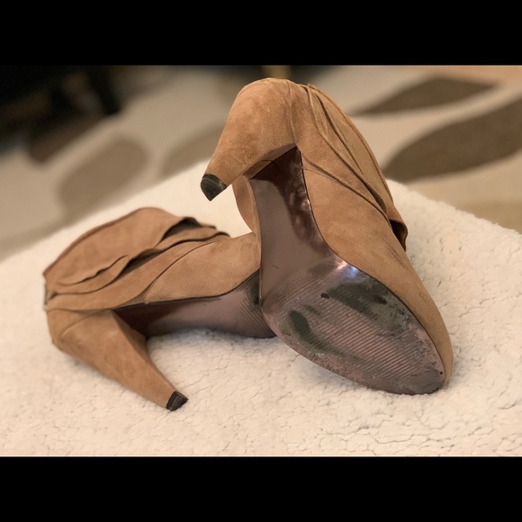 Cute Tan Steve Madden Boots / Booties Sz 6.5 - Picture 10 of 10